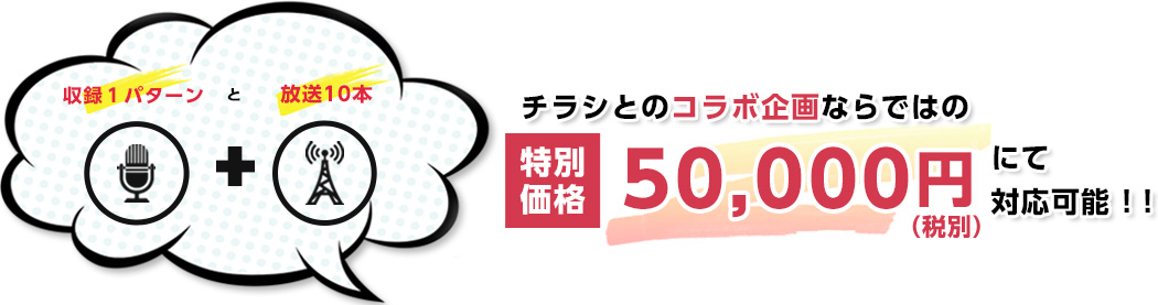 ラジプラならではの特別価格75,000円（税別）にてご提供！