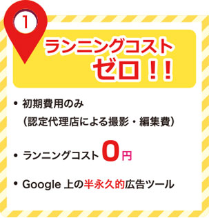 ランニングコスト０！！